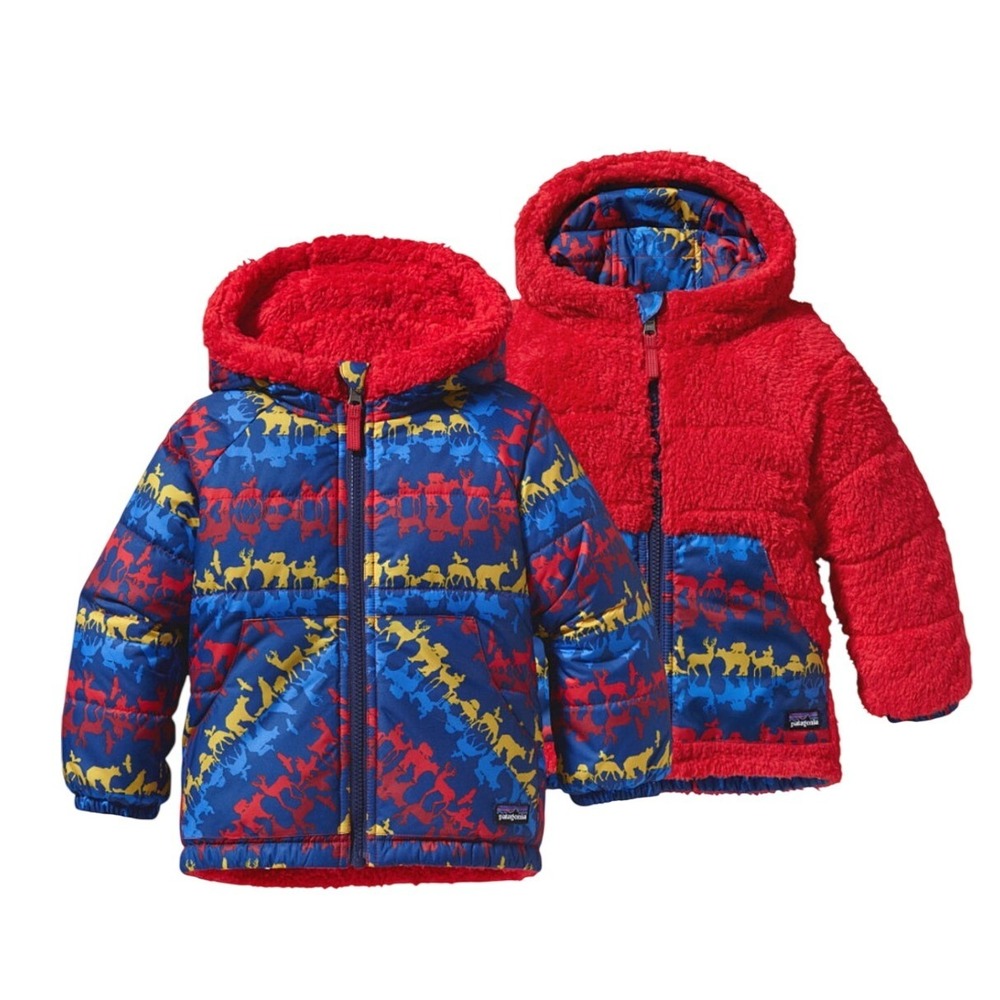 Patagonia Kids Reversible Tribbles Jacket Coat Fleece‎